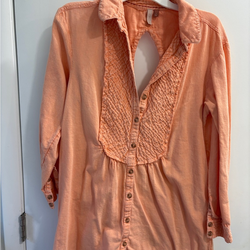 PILCRO Peach Beach Cover Up